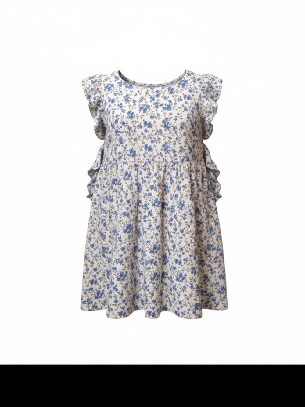 Woman's Flutter Sleeve Blouse